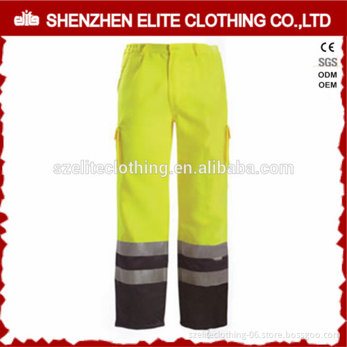 High Visibility Reflective Tape Multi- pocket Work Pants Cheap